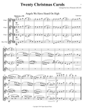 Twenty Christmas Carols for Flute Quartet/Choir