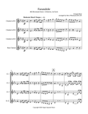 Farandole from L'Arlesienne for Clarinet Quartet