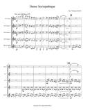 Danse Sociopathique for Clarinet Quintet/Choir