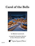 Carol of the Bells for Saxophone Quintet