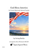 God Bless America for Concert Band with Optional Vocalist