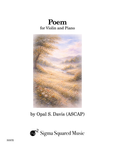 Poem for Violin and Piano