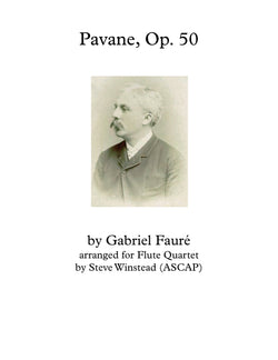 Pavane, Op. 50 for Flute Quartet/Choir