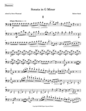 Sonata in G Minor for Clarinet Trio