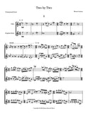Two by Two for Oboe/English Horn Duet