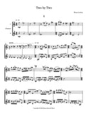 Two by Two for Clarinet Duet