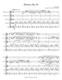 Pavane, Op. 50 for Brass Quintet