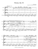 Pavane, Op. 50 for String Quartet