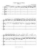 "Little" Fugue in G Minor, BWV 578 for Flute Quartet/Choir