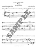 Poem for Violin and Piano