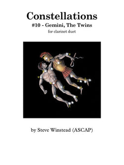 Constellations: #10 - Gemini, The Twins for Clarinet Duet