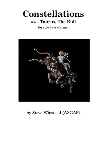 Constellations: #4 - Taurus, The Bull for Solo Bass Clarinet