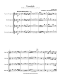 Farandole from L'Arlesienne for Saxophone Quartet